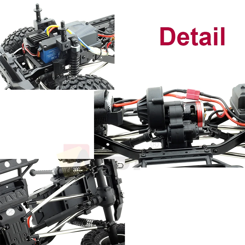 Rgt Ex86100 V2 Remote Control Car 2.4g 110 Scale Rock Cruiser