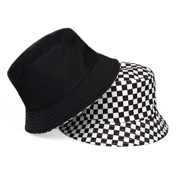 factory direct price Black white color matching double sided printing custom bucket hat for sale