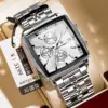 866 Silver Case White Face Steel Strap Model