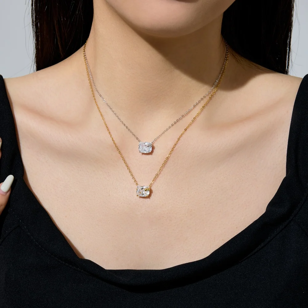 KAKODIY cute and beautifully designed 925 Sterling Silver rhodium plated 18K gold chain 5A zircon small bow cat pendant necklace detail 4