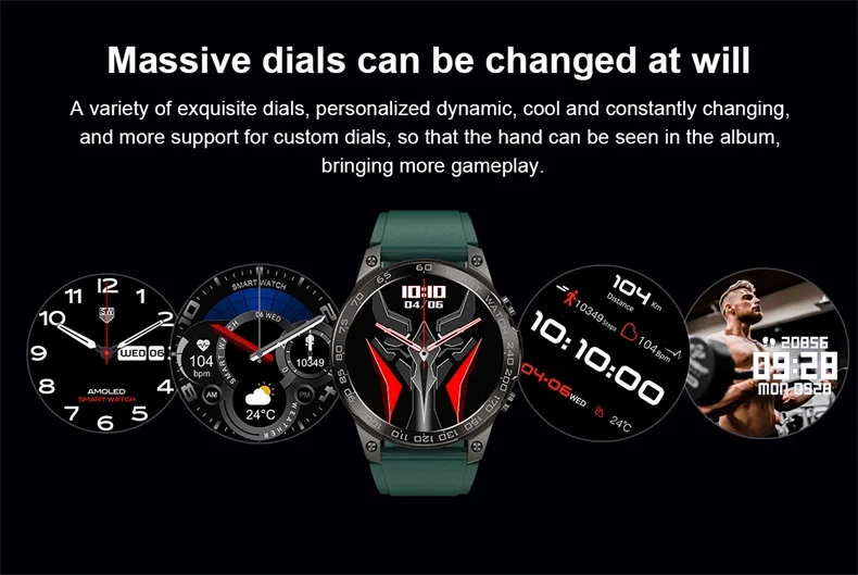 Newest 1.43" Full Touch AMOLED Screen Smart Watch with NFC IP68 Waterproof 400mAh Big Battery DM50 Smart Watch(12).jpg