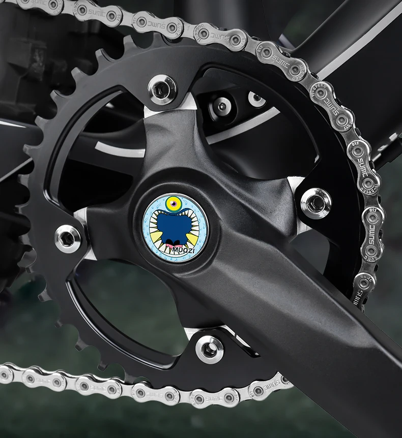 Muqzi Mtb Road Bike Hollowtech Integrated Crankset Cover Aluminum