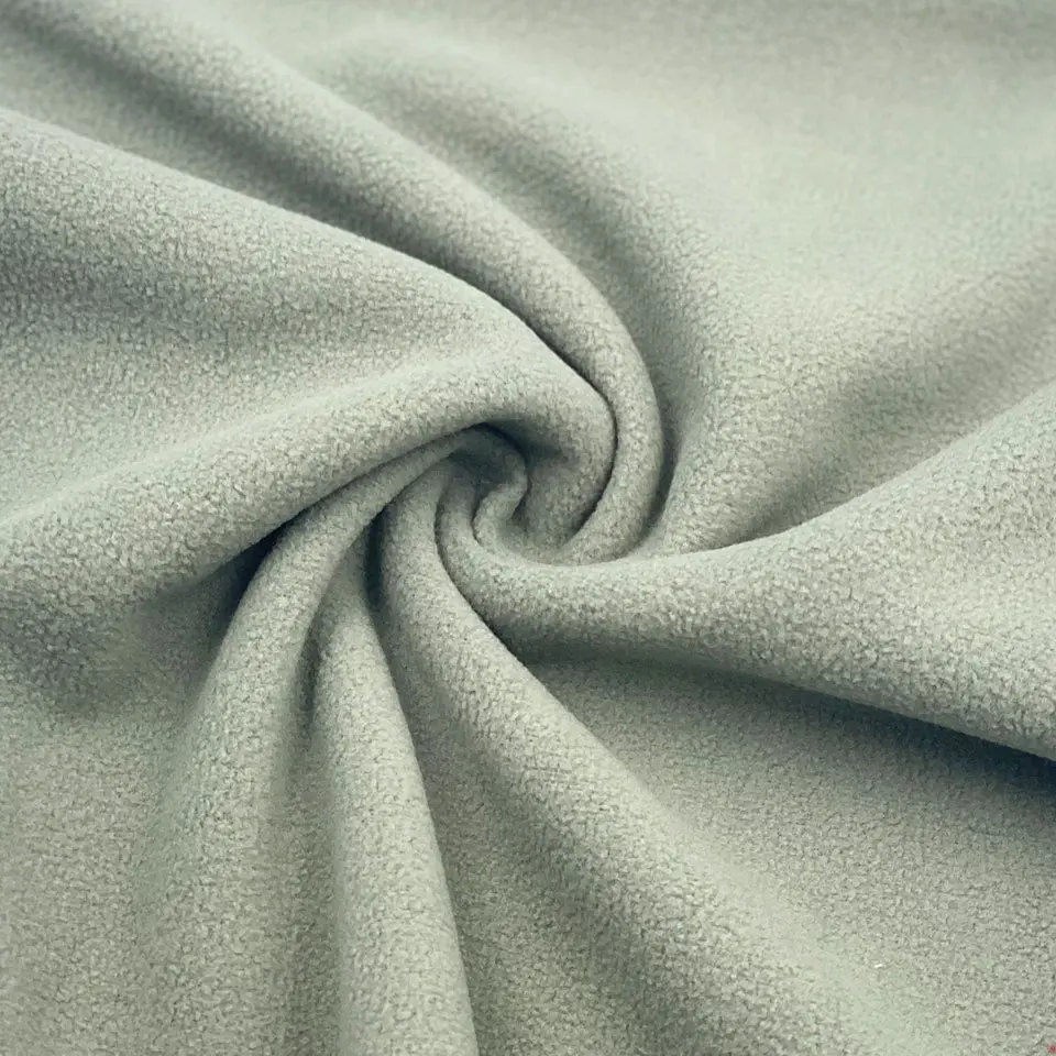 Winter Mountaineering 2 Layer Softshell 4 Four Way Stretch Bonding Fleece 100% Polyester Soft Shell Fabric for Outdoor Jacket