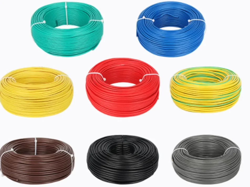 BV/ H07V-U 1.5mm 2.5mm 4mm 6 mm 10 mm noyau de cuivre fil isol&eacute; au chlorure de polyvinyle ventes directes d'usine vente chaude