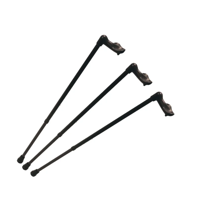 Aluminum Mobility Aid Fisher Style Ergonomic Handle Walking Stick