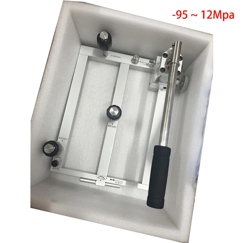 95 ~ 12Mpa Desktop-Luftdruckkalibrierpumpe mit Schnellpressung – Detail 2