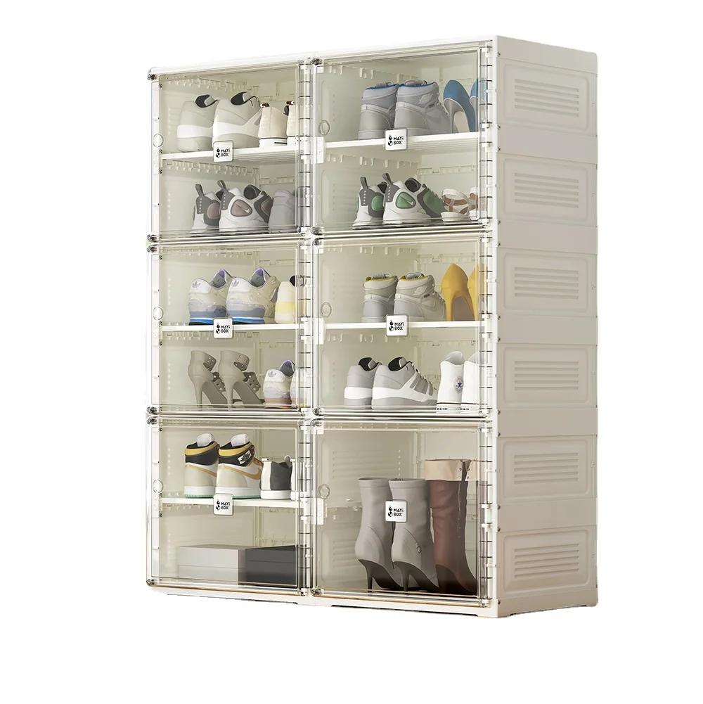 Antbox Mayi Box Factory Supply Adjustable 11 Tier Shelf Organizer  with Boots Column Storage Stand Shoe Rack