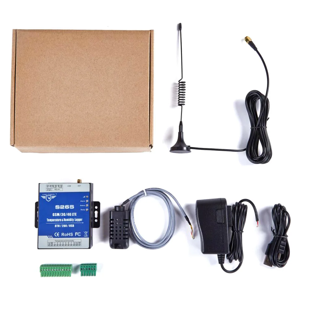 Gsm 3g 4g Data Logger With Temperature And Humidity Alarm Controller 