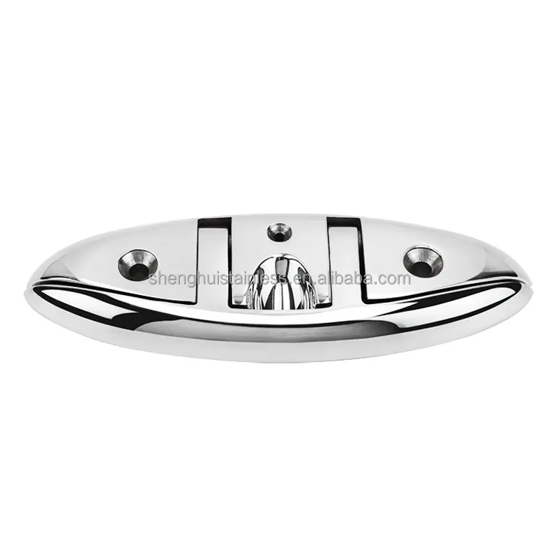 product yacht hardware cleat foldaway cast g316 stainless steel 129mm 5-4