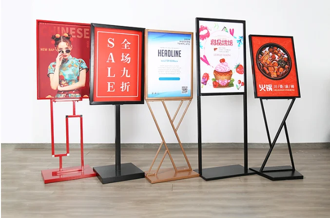 Human billboard digital signage advertising boards indoor roll up banner stand display a3 street pavement sign exhibition