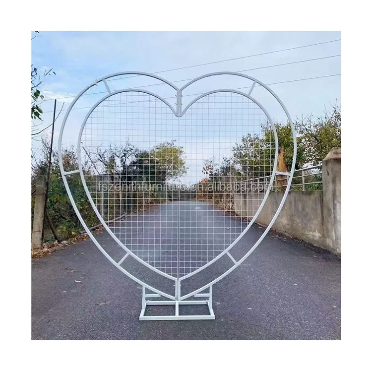 Kit Arche Mariage en Métal - Lot de 5 Arche de Ballon Fleur Métallique Amovible de Décoration Support de fond pour Mariage