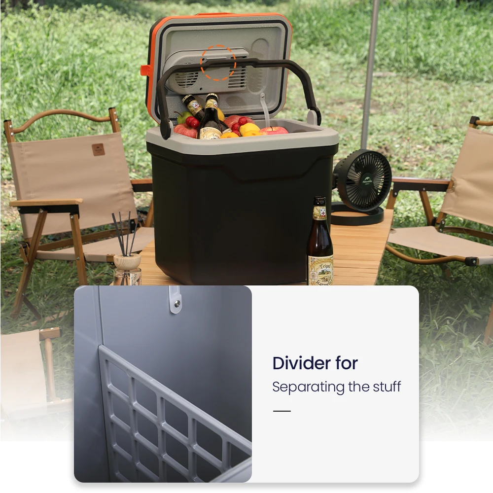 24-литровый портативный охладитель и теплее термоэлектрические автомобильные холодильники полупроводниковые для тихих походов в автодомы