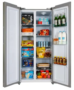 Side by Side China Hot Selling Freezer and Fresh Fridge 380L Capacity Household & Commercial Use Refrigerator
