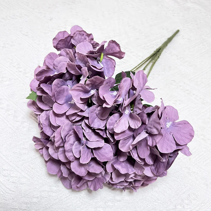 product meiyang 150 petals 5 forks hydrangea hot sale  artificial hydrangea flowers  excellent home decor and oem product-60