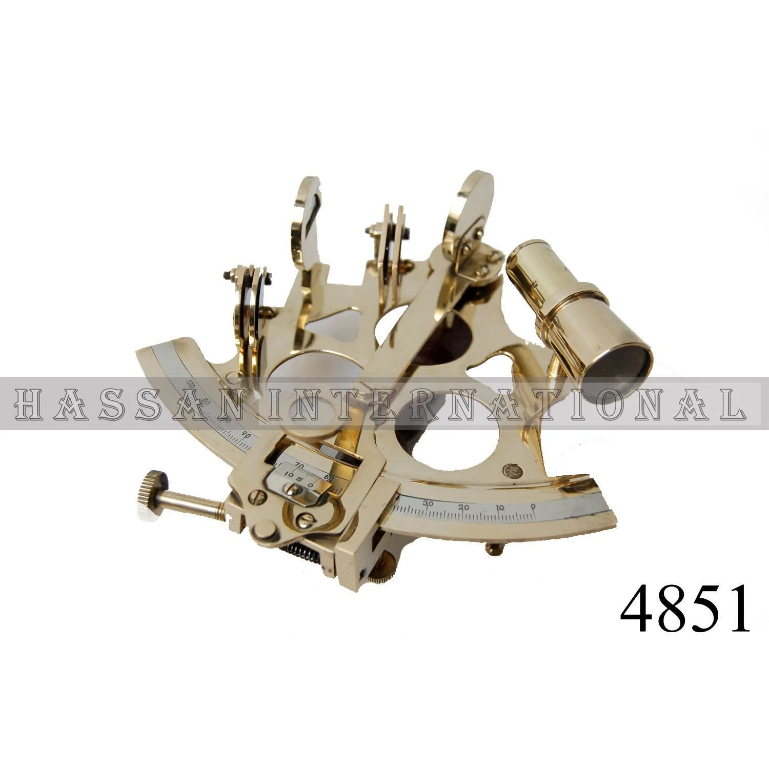 Nautical Brass Navigation Sextant Brass Polished Used For Decoration Manufacturing And Export