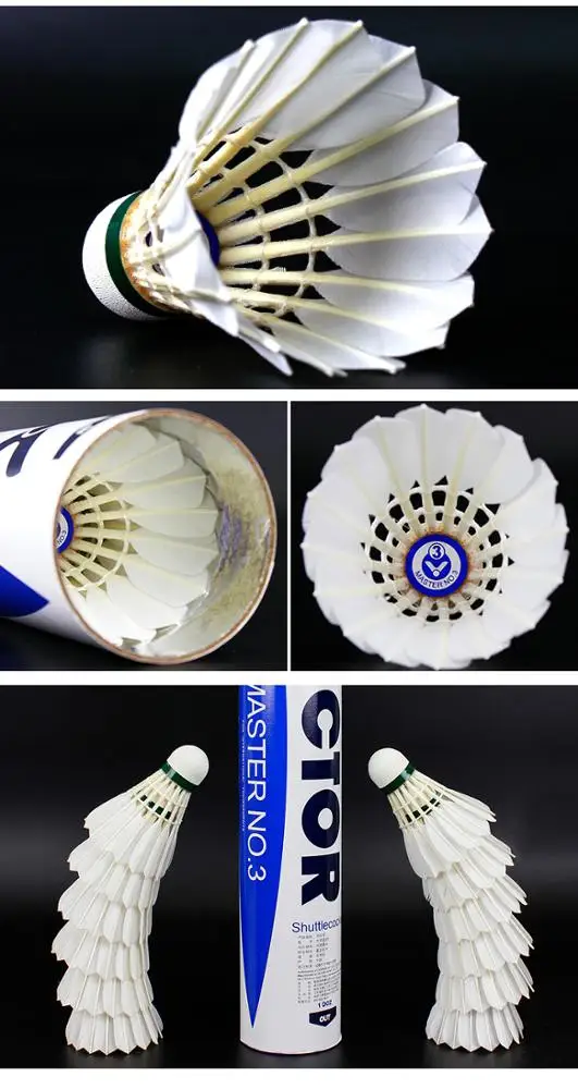 Victor MASTER No.3 Class C Goose Feather Badminton Shuttlecock