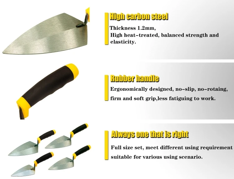 Square End Plastering Trowel Wall Trowel Plastering Stainless Steel ...