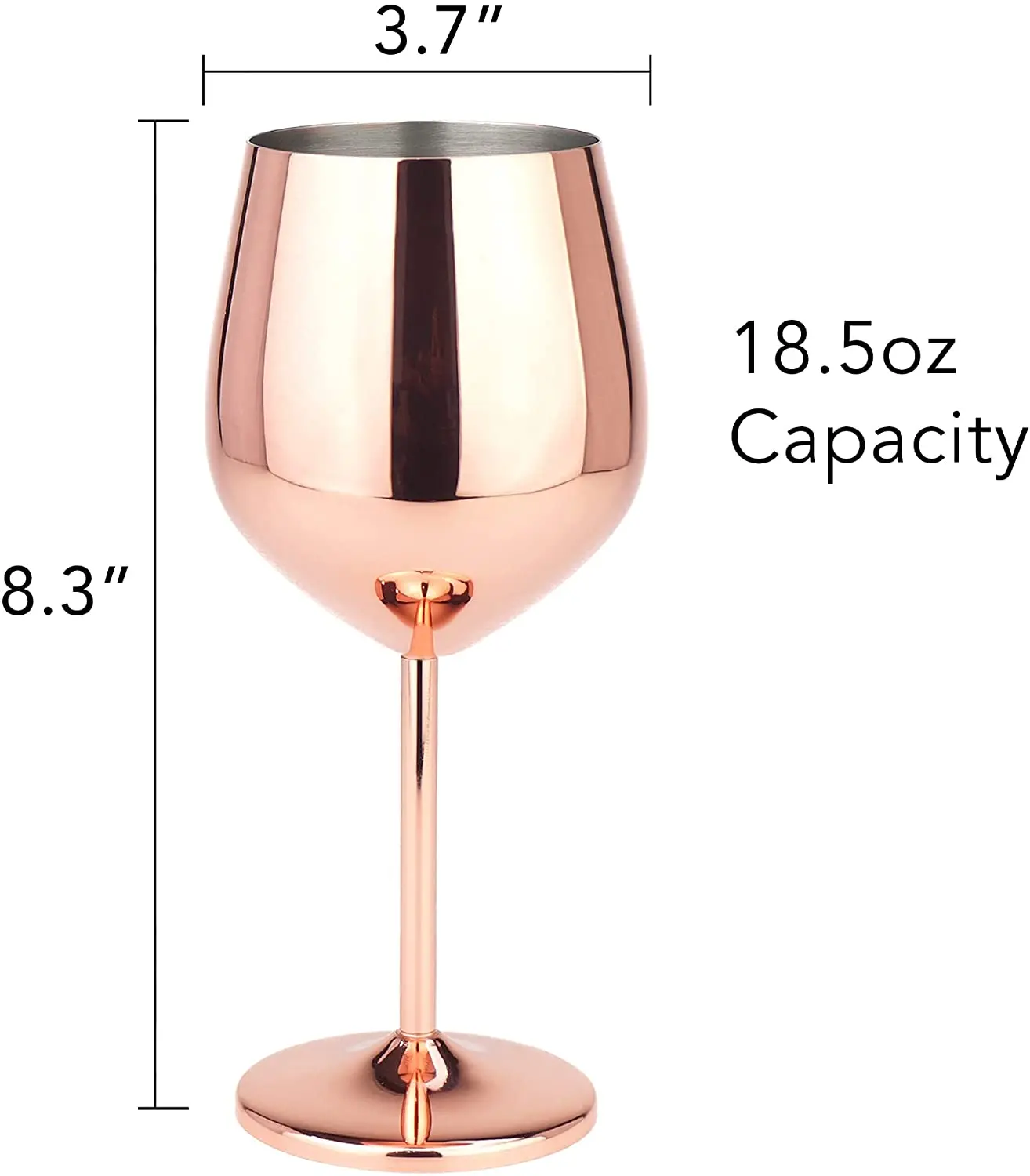 Коктейльная чашка для коктейлей, металлическая чашка для красного вина, чашка для шампанского, 500 мл, нержавеющая сталь, 18/8 металлический бар, индивидуальный логотип