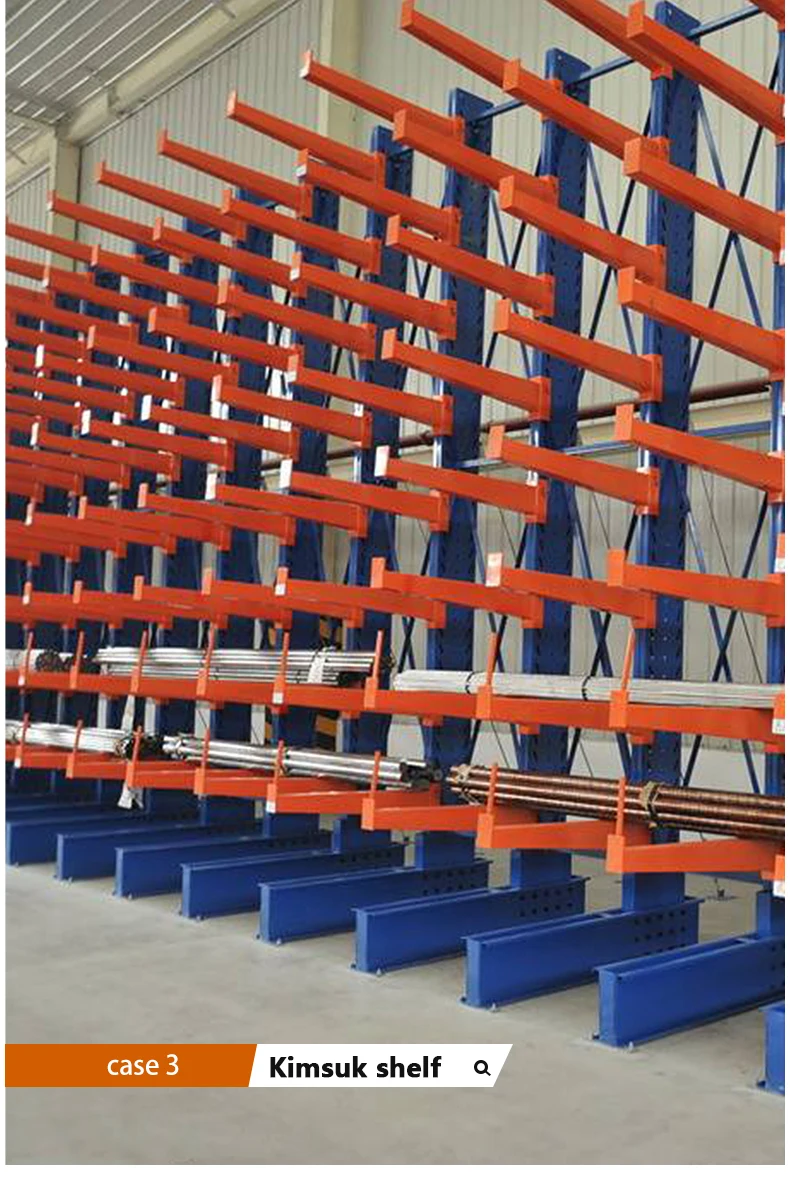 Roll Out Cantilever Rack Cantilevered Warehouse Racks Heavy Duty ...