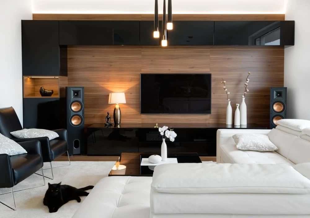2020 New Design Modern Simple Wood TV Stand Cabinet