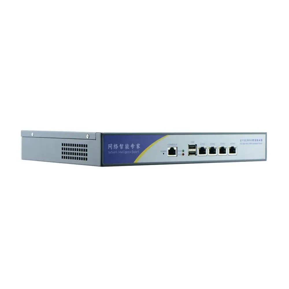 Shenzhen Factory Atom D525 Dual Core 1U Firewall Hardware for Network Security Fit for Popular Firewall Softwares Openwrt