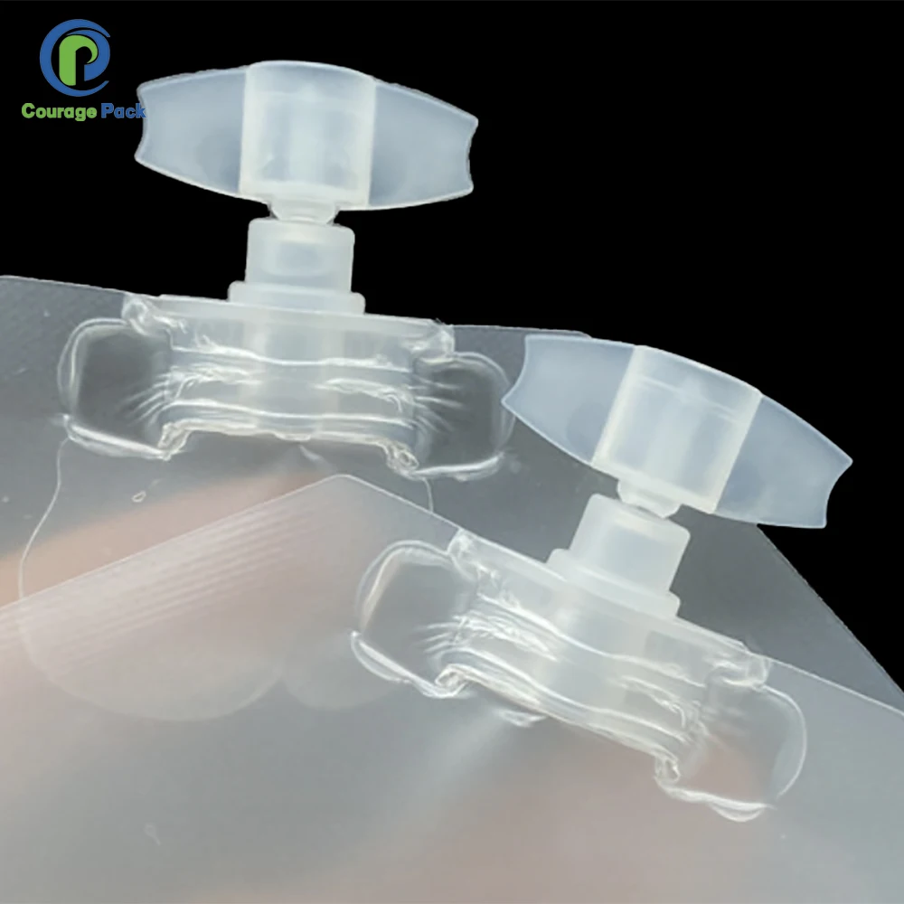 Small Capacity 1Ml 2Ml 3Ml 5Ml 8Ml 10Ml 15Ml 20Ml Heat Sealable Cosmetic Samples Sachet Plastic 5Ml Sachets Nozzle Bag