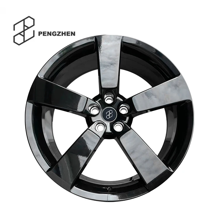 Pengzhen 20 21 22 Inch 5x120 Aluminium Alloy Auto Car Wheels Black ...