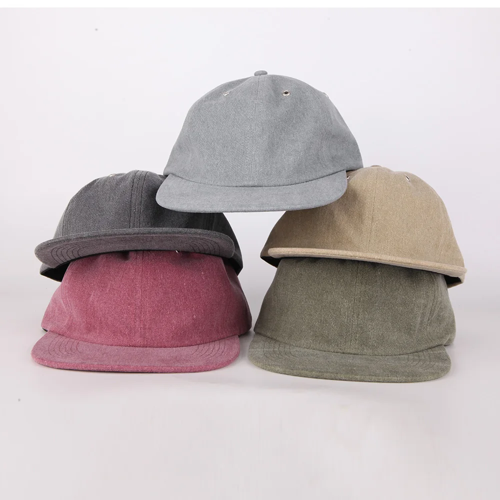 Shop Adjustable Flat Hip Hop Hats - 6 Panel Men's Sport Caps