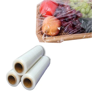 Food service plastic 100% biodegradable packaging fresh wrap pla cling film