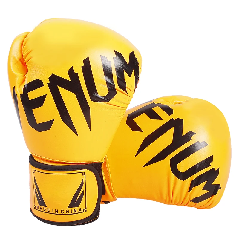 professional leather colorful weight material boxing glove