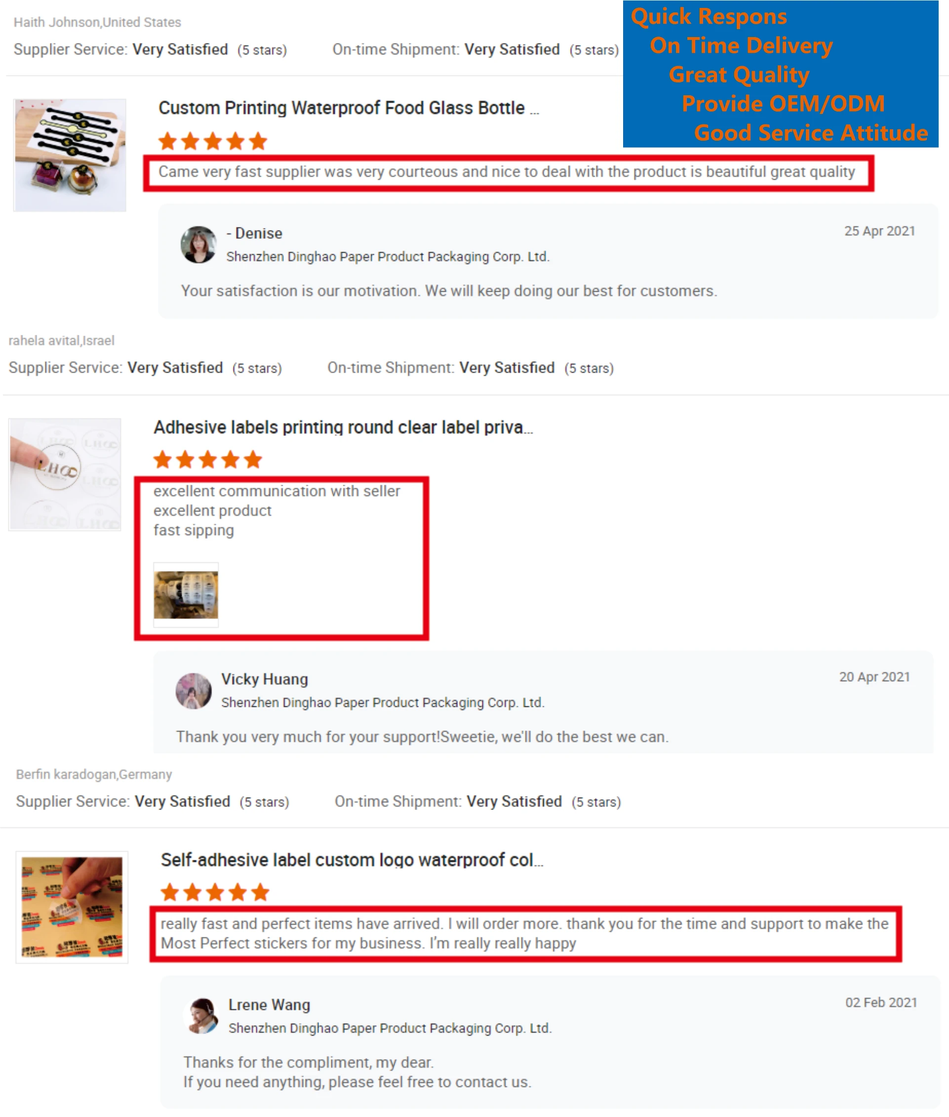 Custom Waterproof Vinyl Printing Logo Transparent Lip Gloss Stickers