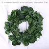 72 foglie di scindapsus (12 pezzi per confezione, lunghezza 2,2 m)