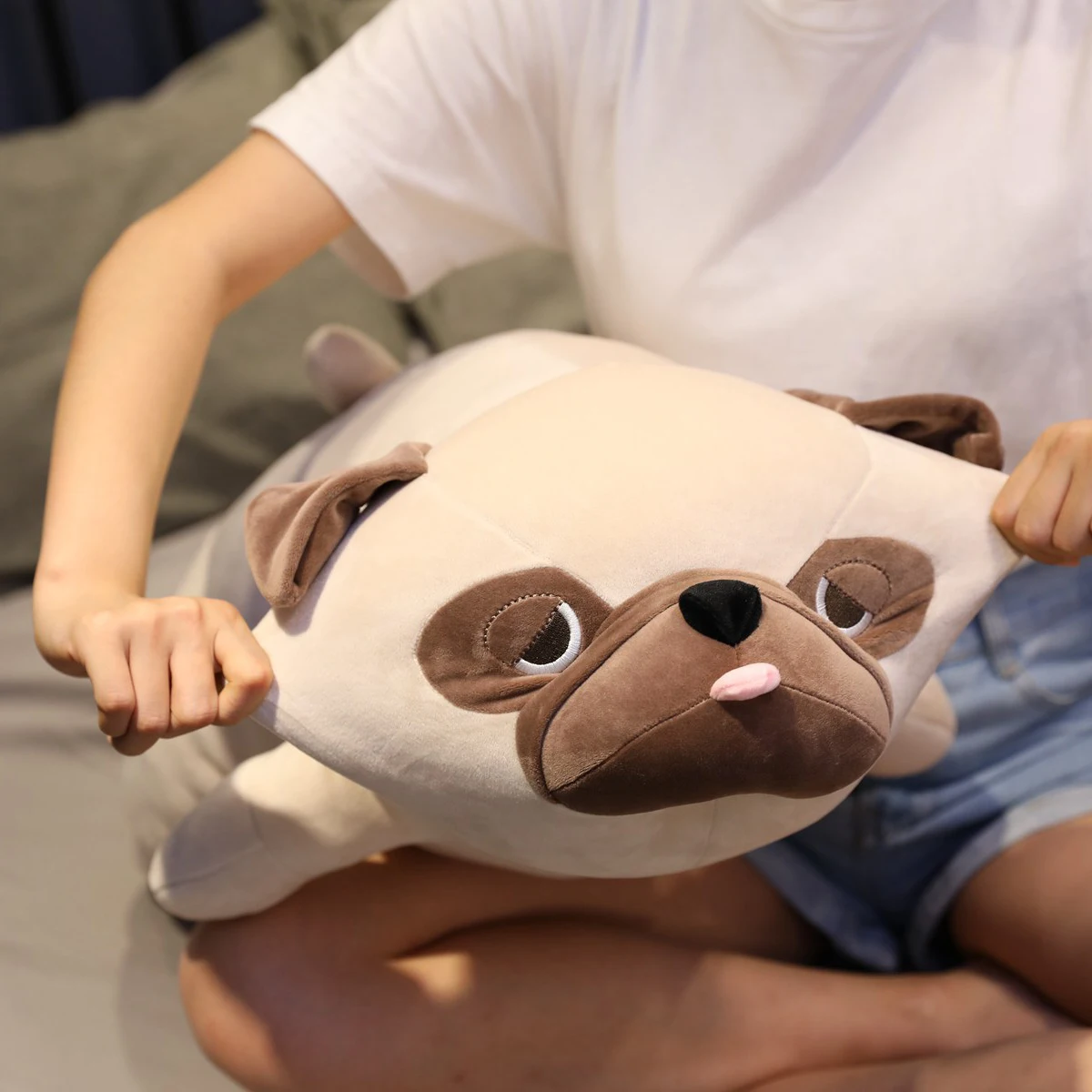 Oreiller En Forme De Chien 3D Simulation Réaliste Oreiller De Chien