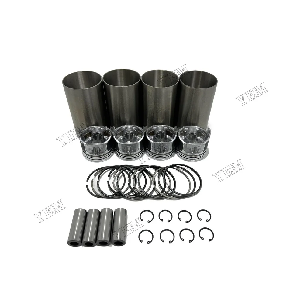 V1505 Overhaul Kit Piston W Rings Liner Set for Kubota V1505D V1505T Engine 2