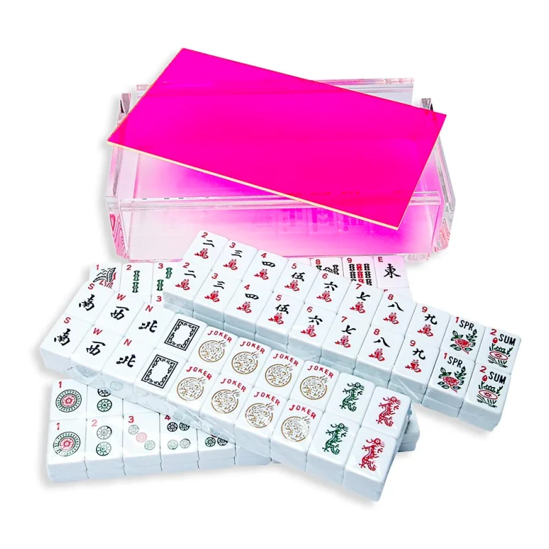 Most Popular Acrylic Luxury Mahjong Set Custom Singapore Malaysia ...