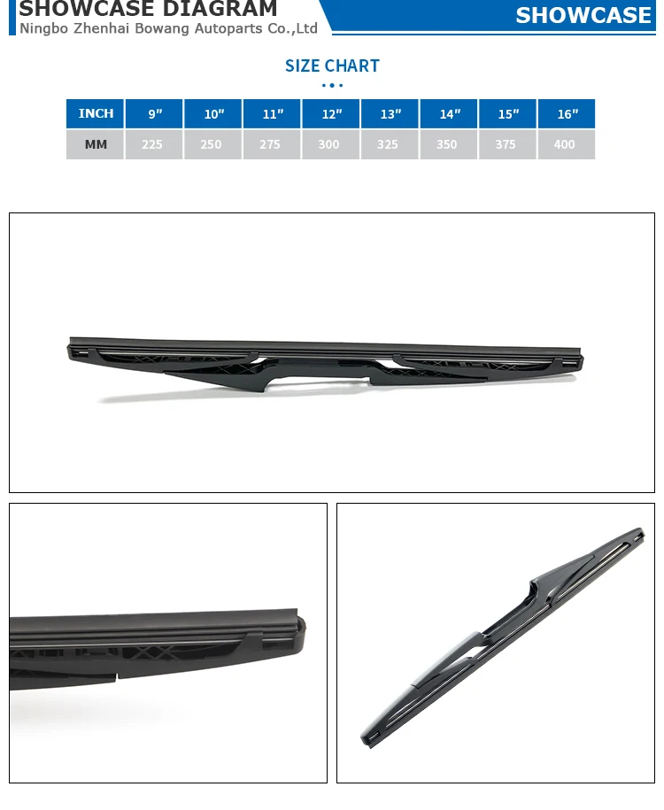 Lelion Wholesale Multifunction Rear Wiper Blades Choose One Adapter 13