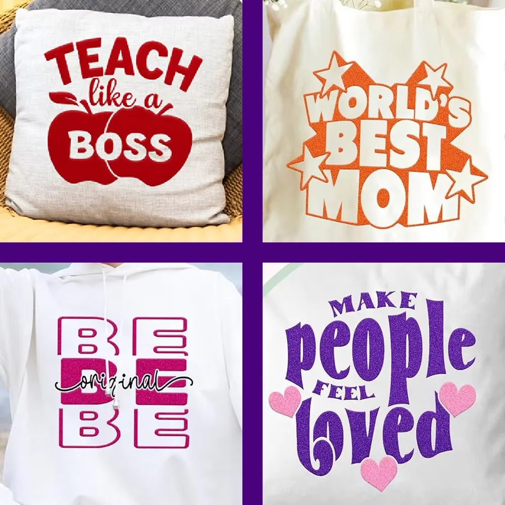Hongcai Soft Velvet Thick Plate Flock Heat Transfer Vinyl Roll Textile T-shirts Clothing Wholesale Htv Vinyl Supplier