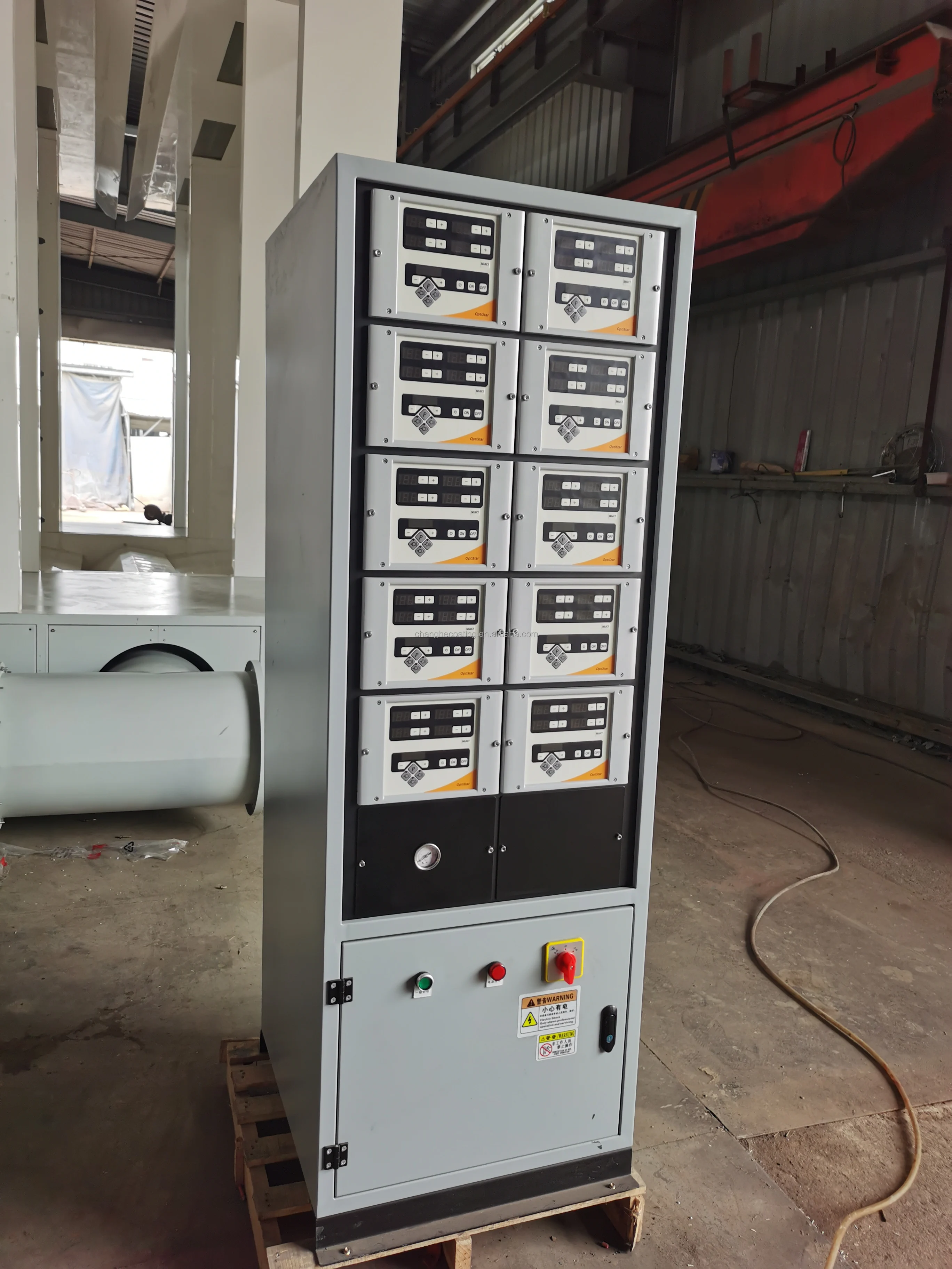 Electrostatic Powder Coating Spray Booth System Automatic Multi-Cyclone ...