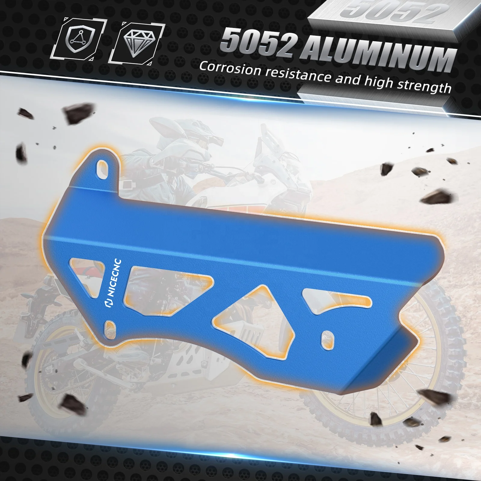 パーツ GN'R Nicecnc Aluminum Gear Shift Linkage Cover for Yamaha Tenere 700