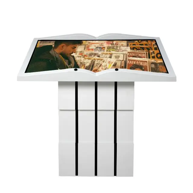 Factory Direct Price Digital Signage Touch Flip All-In-One Lcd Virtual Flipper Display