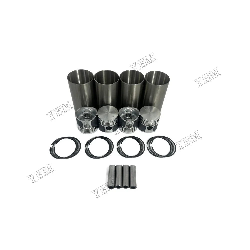 Cylinder Liner Kit Compatible for Mitsubishi K4B Engine Repair Kit 6