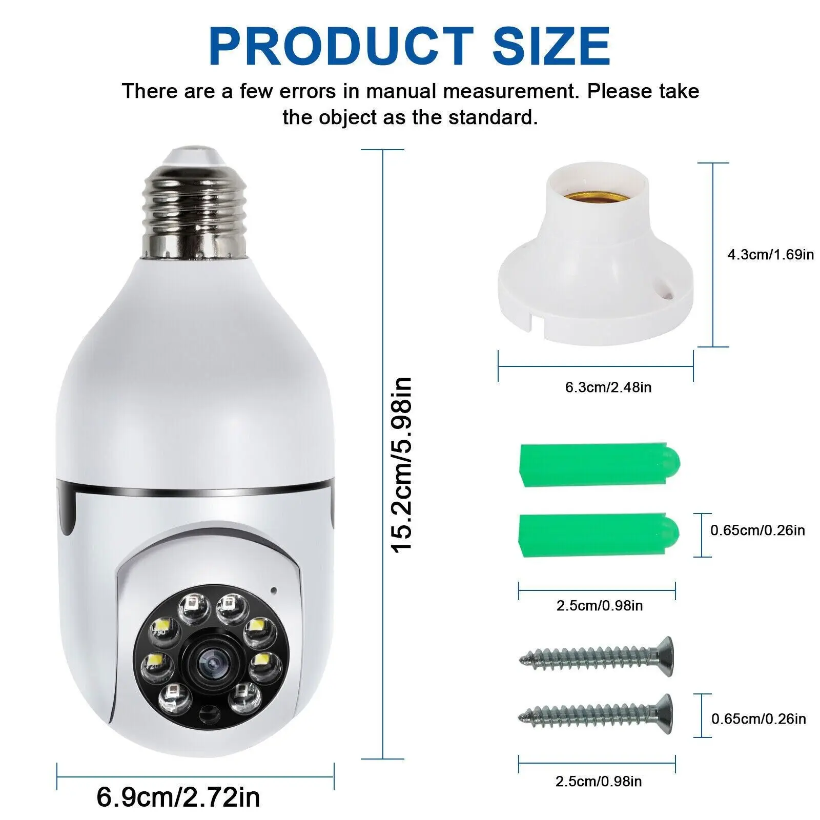 Innovative & Affordable Security Device WiFi Smart Bulb Camera for 360 Panoramic Home Monitoring