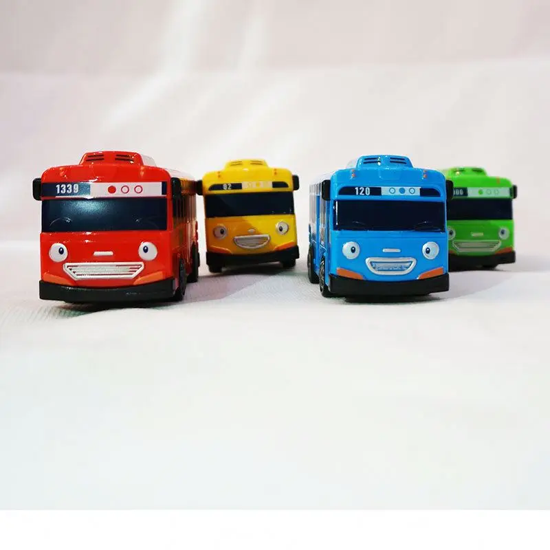New Product Selling Little Bus Tayo Toy Car Pull Back Car Educational Toys  Collectible Children Gift