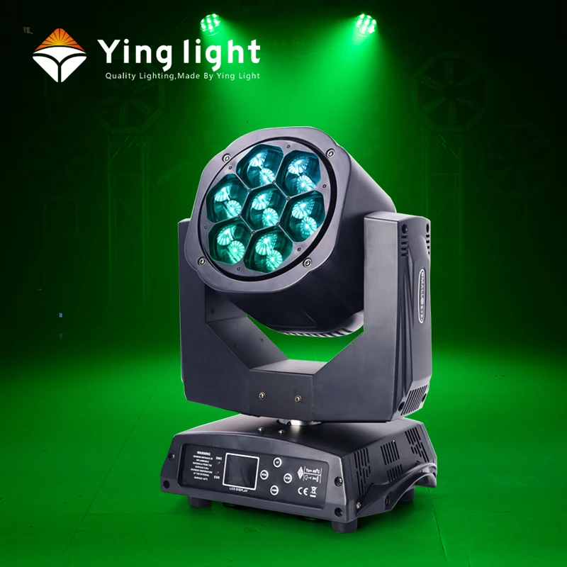 LED ムービングライト RGBW zoom 7x15w 舞台照明 7x15w Ledズーム移动ヘッドライトRGBW 4in1ビーアイズムービングヘッド