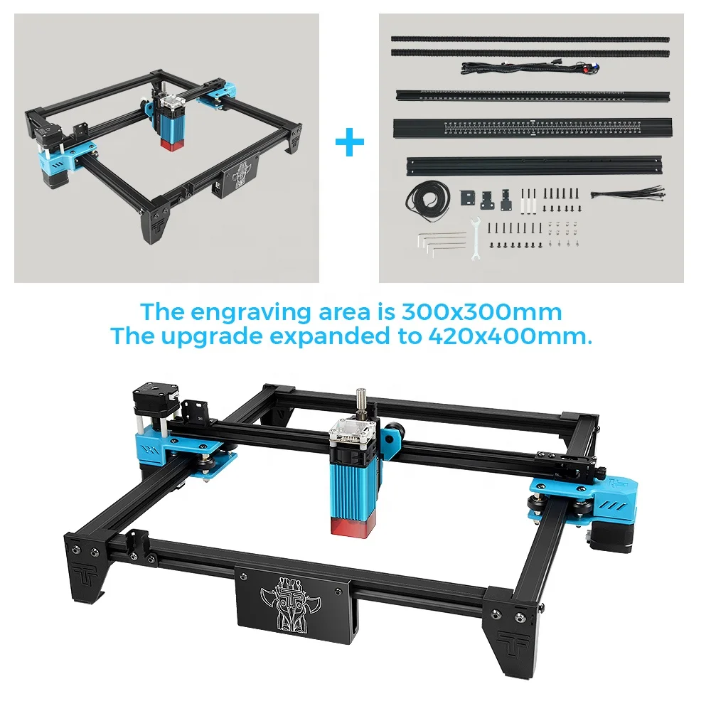 Twotlazer TTS-55 Mini CNC Wood Diode Engraving Machine
