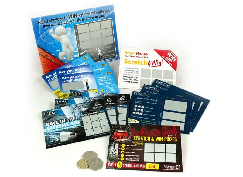Printing Ticket Lottery Scratch Card Voucher Paper Scratch Off Card Win Card Game Custom Scratch Off Lottery Tickets
