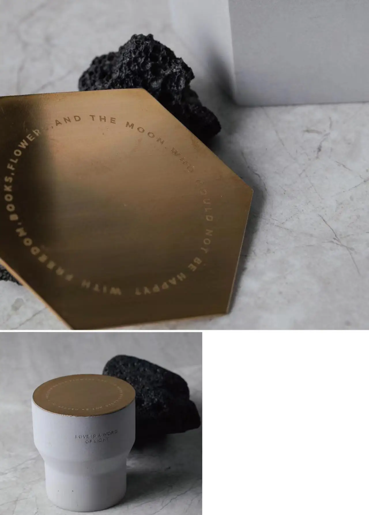 Modern Custom Candle Vessels Luxury Wholesale Wedding Decoration Cement