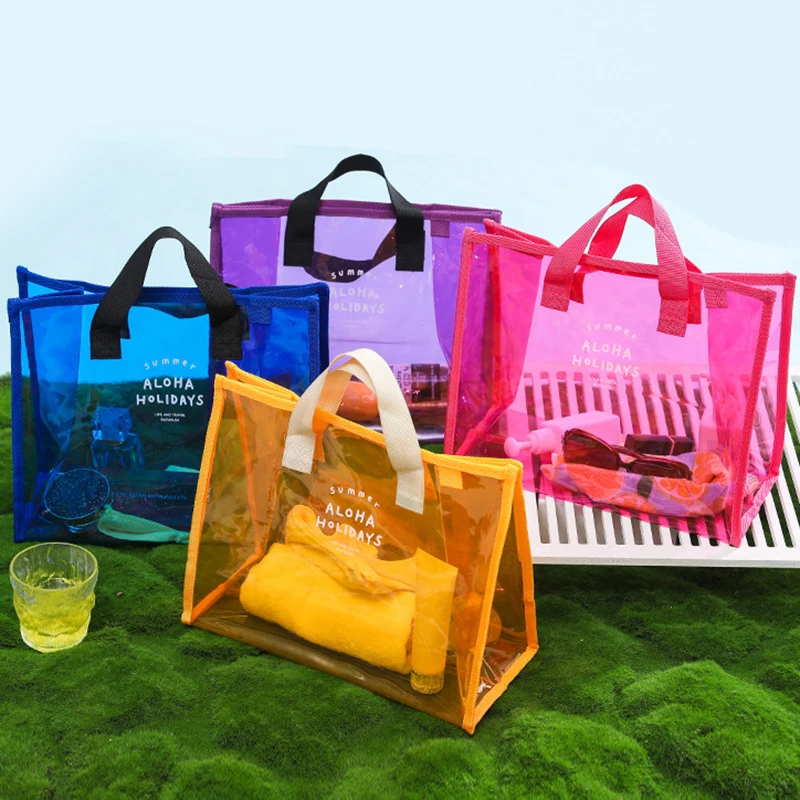 Tamaños Bolsos Transparentes Bolso De PVC Transparente Para Playa
