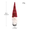 copri bottiglia di vino con cappello lavorato a maglia rosso B