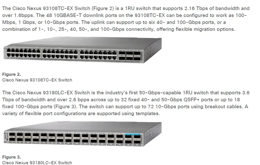 Original Shipped For N9kc93180ycex Nexus 9k 48 X 25g Sfp Ports 6 X100g Qsfp Switch Industrial